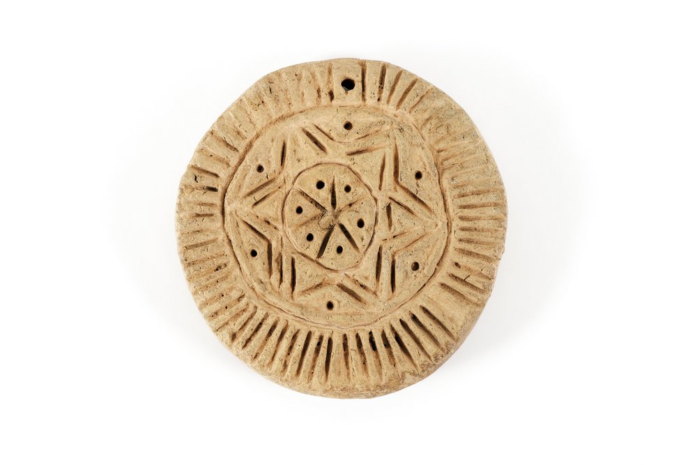 Brotstempel, Byzantinisches Reich, 7. Jahrhundert n. Chr., Ton